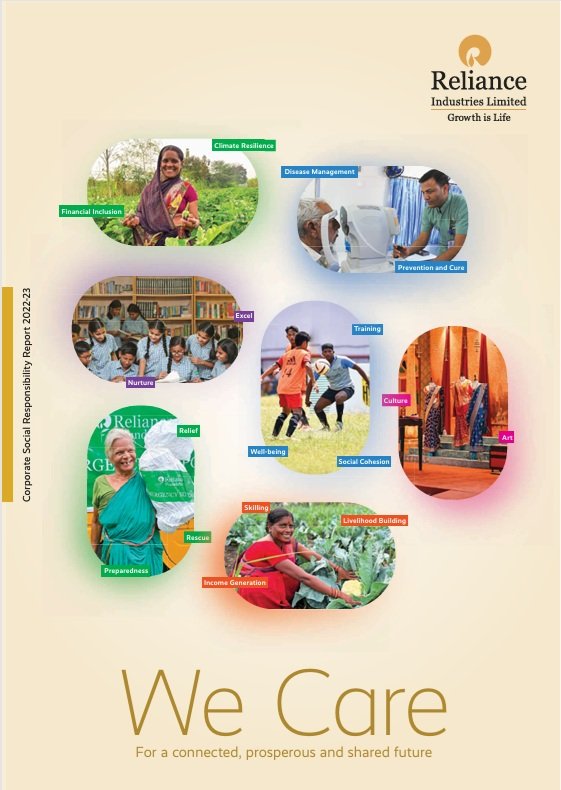 Annual CSR Report 2022-23 of Reliance Industries