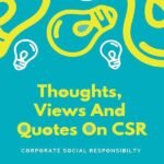 Thoughts Views And Quotes On CSR - CSR Books